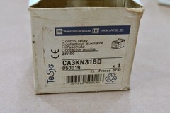Telemecanique CA3KN31BD Control Relay DIN Rail 10A 4 Pole Coil 24VDC 3NO/1NC