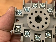 Dayton Octal-Type Socket 11P Screw Terminals 10A 300VAC P/N 6X156F (Lot of 3)