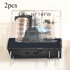 2PCS HF14FW-024-HT HF RELAY 24VDC 16A 6PIN NEW