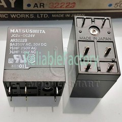 NEW JC2a-DC24V Power Relay 6Pins 1PCS