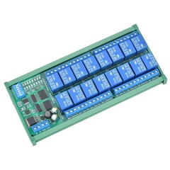 16 channel power supply for relay for ModbusR4D3B16R with DIN rail box