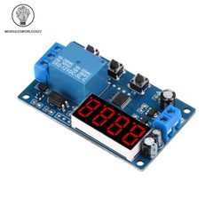 DC12V LED Display Digital Delay Timer Control Switch Relay Module/PLC Automation