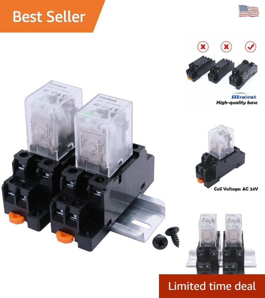 LED Indicator Electromagnetic Power Relay – Premium Quality – Screw Connector