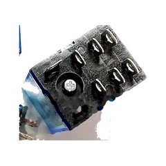 PTFZ-08-E 8-Pin Relay Socket Base (PTF Style) – Fits LY Series Relays, Pkg 2