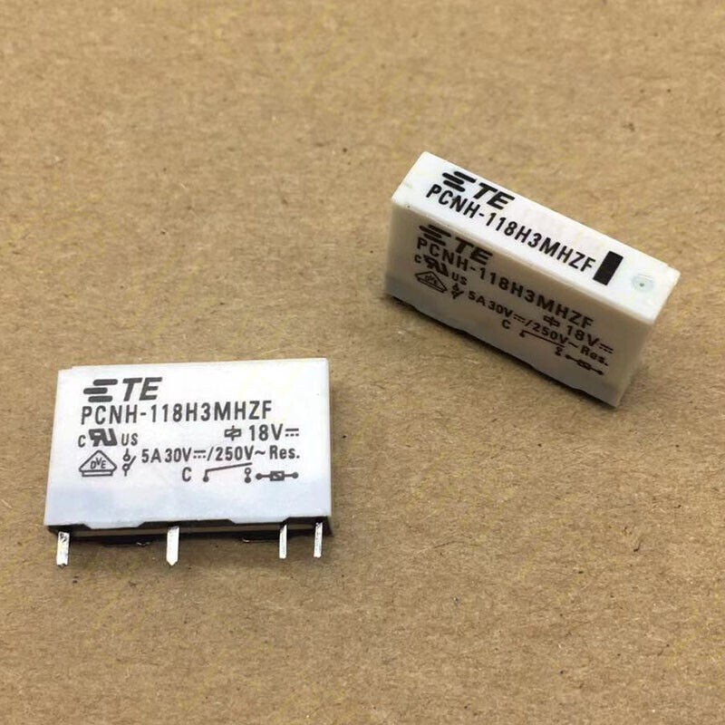 5PCS TYCO PCNH-118H3MHZF 18VDC Power relay 4Pin 5A 30V