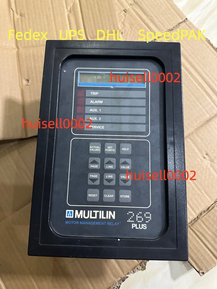 Ship Fedex Multilin 269PLUS-100P-125VDC 269 Plus relay 120-125VAC-VDC