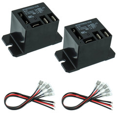 NT90-DC12V-10X Power Relay DC 12V Coil 12 VDC 30A 40A SPDT(1NO 1NC) with Flange