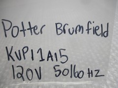 POTTER & BRUMFIELD KUP11A15 RELAY 120V UNMP