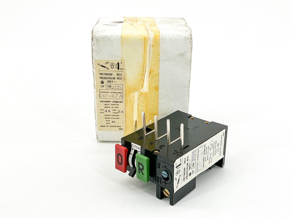 New TRB3131 Overcurrent Relay 0.47A-0.70A 500V