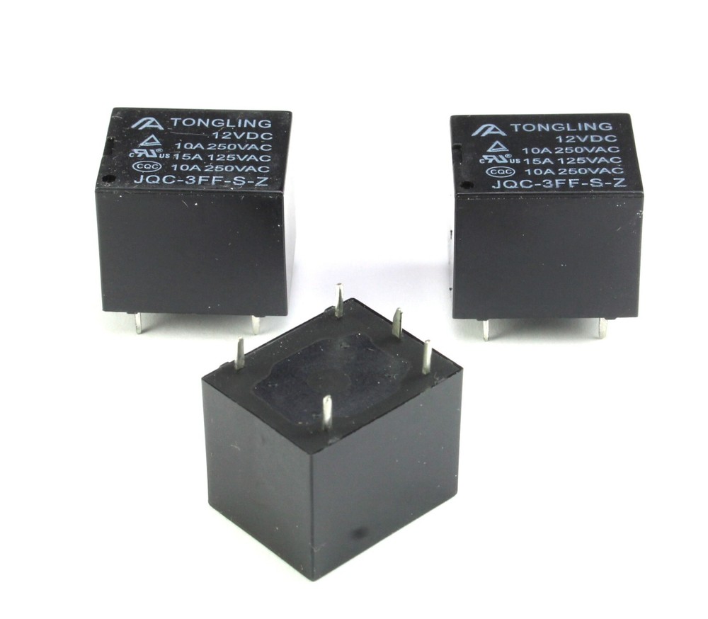 3pcs 12vdc Relay, SPDT, 10A 240vac, 12A 120vac, Replaces T7CS5D-12,