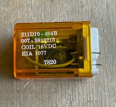 UNBRANDED 211D10-464B 007-9818213 RELAY 18VDC COIL 6 PIN 10A 1/2HP 120VAC