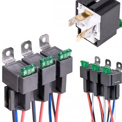 12V Fuse Relay Switch Harness Set – 30A ATO ATC Blade Fuse Automotive Electrical