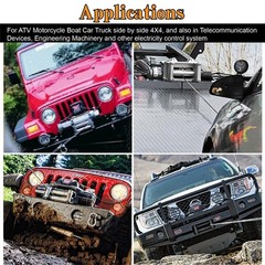 12V 500A Winch Solenoid Relay for 8000-17000lbs ATV UTV Off-Road Winches
