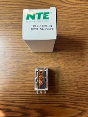 NTE R16-11D5-24 Relay 24VDC DPDT,