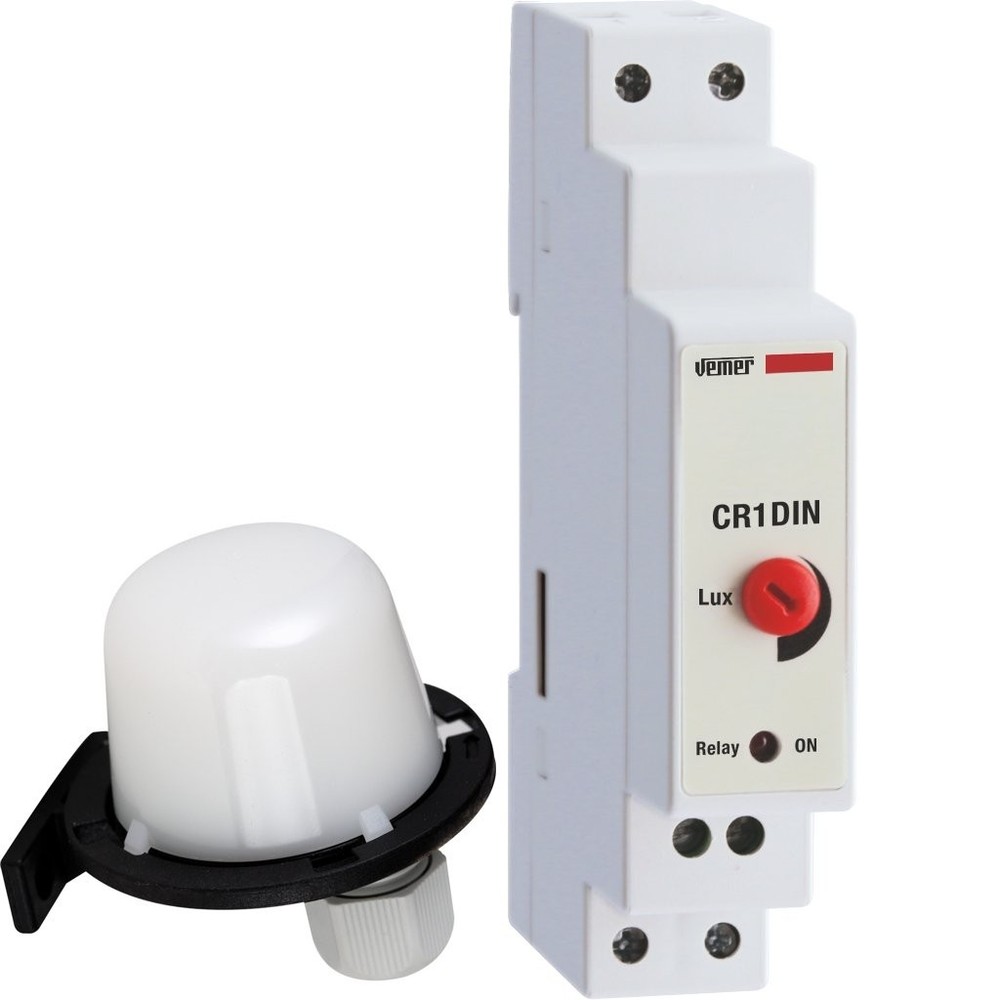 VJ62300000 CR1DIN Twilight Switch with External Probe, DIN Rail Mount,…
