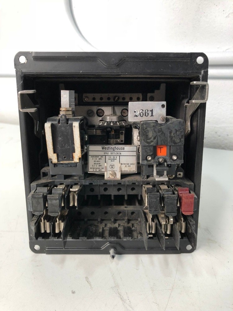 WESTINGHOUSE STYLE 1875282A TYPE C0-9 OVERCURRENT RELAY