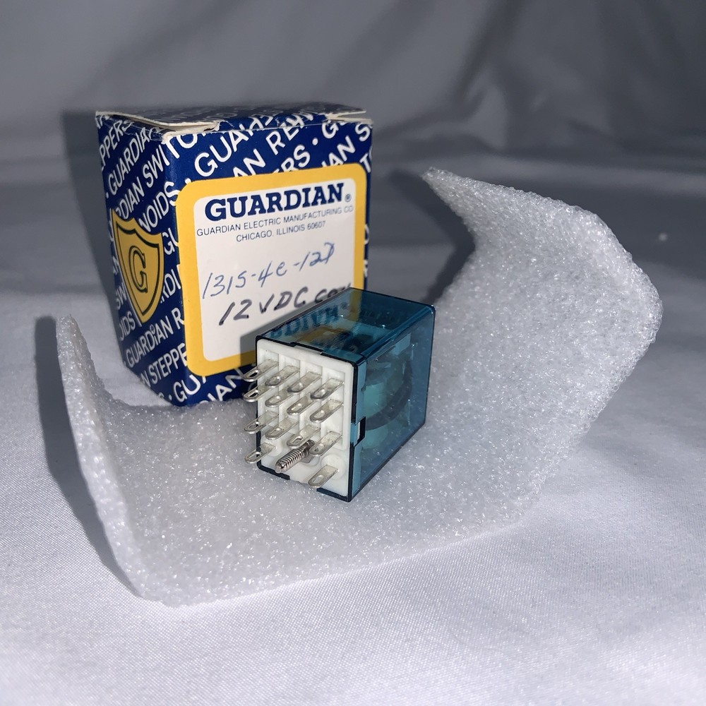GUARDIAN ELECTRIC RELAY 1315 SERIES A410-362626-12 COIL 12V D.C.