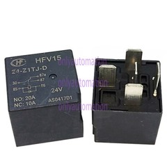 10PC HONGFA HFV15 24-Z1TJ-D 24VDC 20A/10A Automotive Relay 37M-35081 5Pins SPDT~