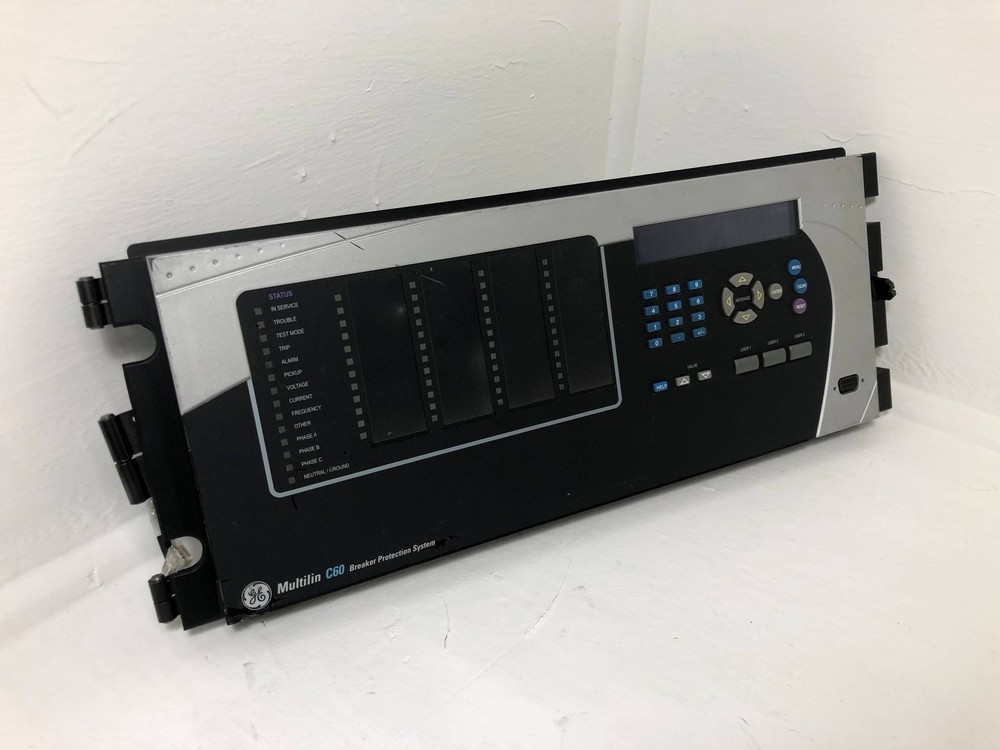 GE Multilin C60 Breaker Protection System Management Relay Front Panel UR Series
