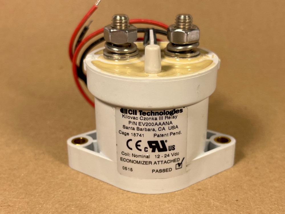 TE / CII Technologies Kilovac RELAY Czonka EV200AAANA SPST 500A 900V 12-24V Coil