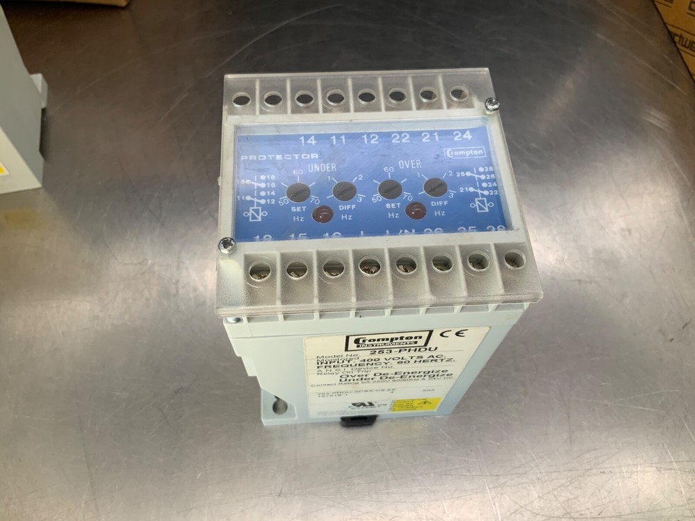Crompton Instrument 253-PHDU FREQUENCY PROTECTOR COMBINED OVER AND UNDER
