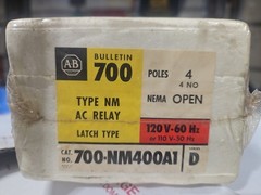 Allen-Bradley 700-NM600A1 300 V AC 10 A Type NM Latching Relay w/ 120 V AC Coil
