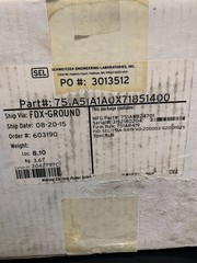 Schweitzer SEL-751A Feeder Protection Relay 751A51A1AOX71851400