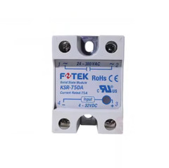 1PC For FOTEK single phase solid state relay KSR-75DA 75A