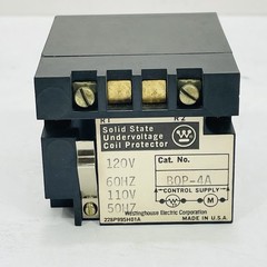 Westinghouse BOP-4A Solid State Undervoltage Coil Burnout Protector 120V ~NEW~