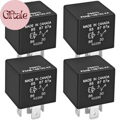 P6SDT FOAB-14B192-AA Automotive Relay (Pack of 4) – 40A 12VDC 5-Pin OEM Replacem
