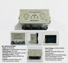 C-LIN JD-5B (BHQ) INTEGRATED MOTOR PROTECTOR RELAY AC380V/220V FREE SHIPPING