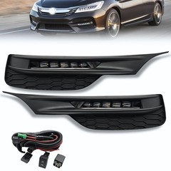 LED Fog Lights for 2016 2017 Honda Accord 4 Door Sedan Bumper Lamp OEM Style …
