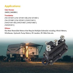 12V Winch Solenoid Relay 6 Terminal Polarity Reversing Switch Replacement