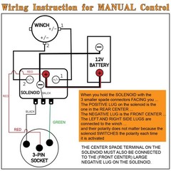 12V 500A Winch Solenoid Relay for 8000-17000lbs ATV UTV Off-Road Winches