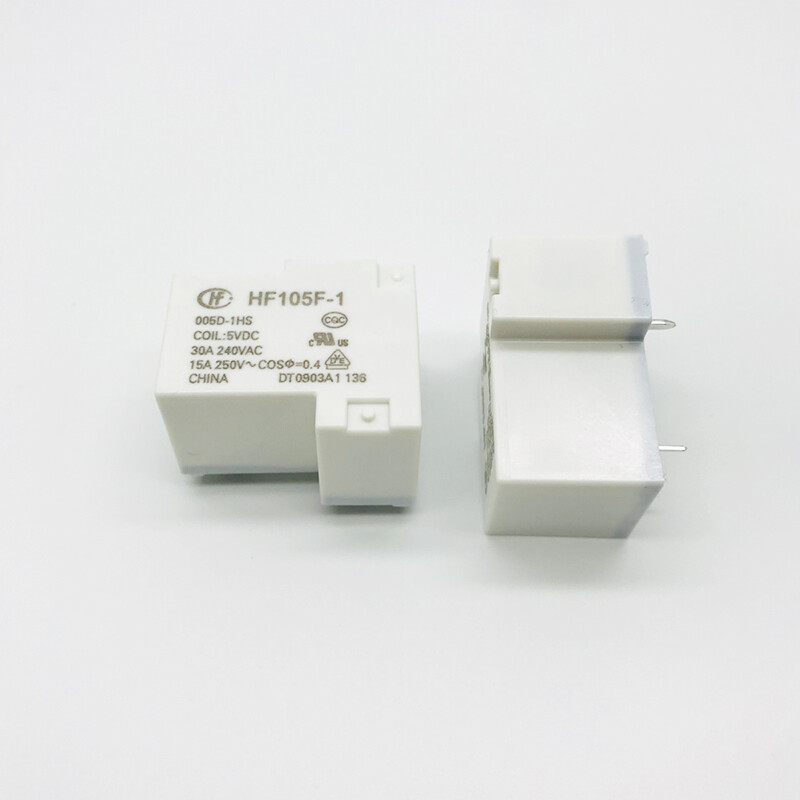 1pc HONGFA HF105F-1-005D-1HS Power Relay 4Pin 5VDC 30A 240VAC