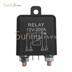12V/24V 100A/200A 4Pin Automotive Relay Normally Open Switch Relay For Auto Boat