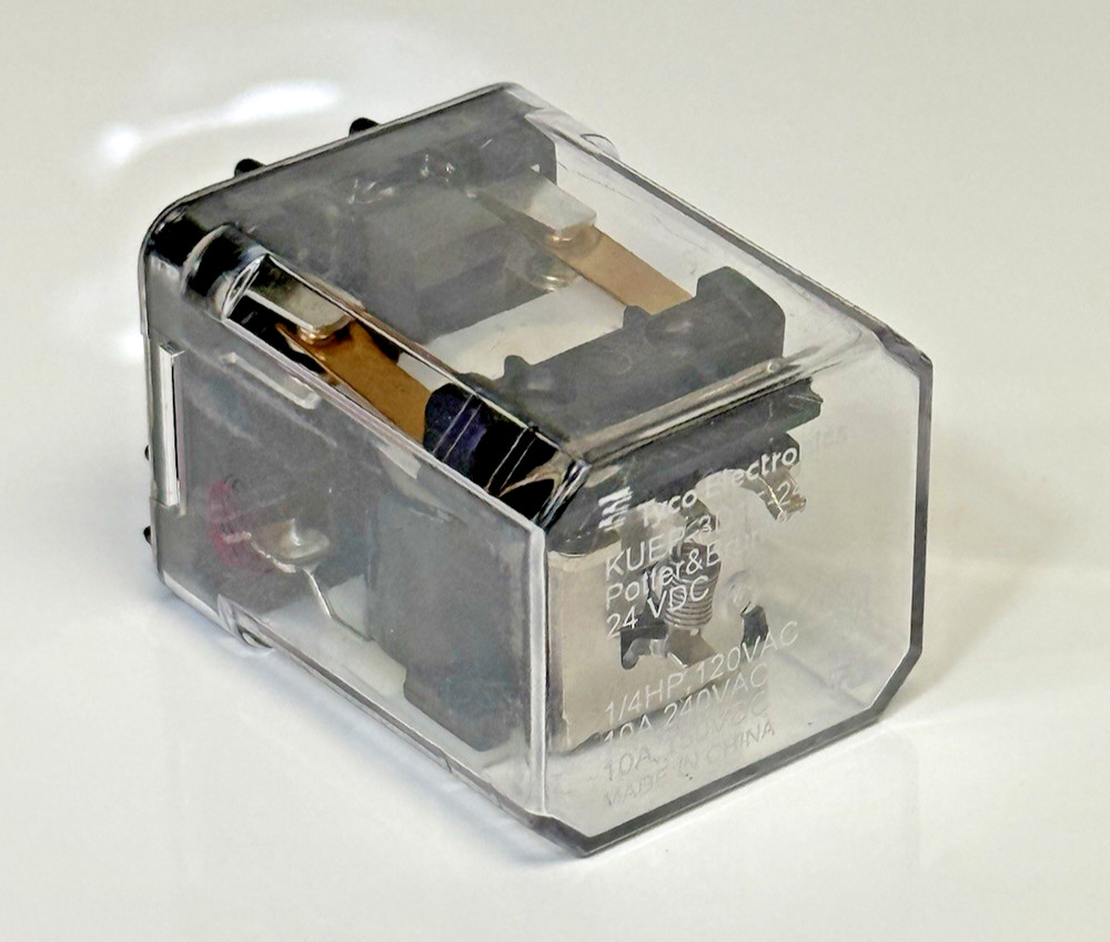 Tyco / TE Connectivity KUEP-3D15-24 24V DC Coil Power Relay 10A SPST-NO 150V DC