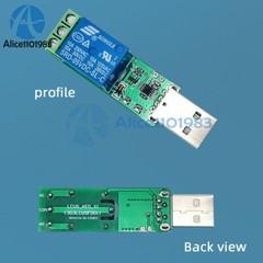 HID Drive-free USB 1 Channel 5V Relay Delay Module 10A/250VAC 10A/30VDC