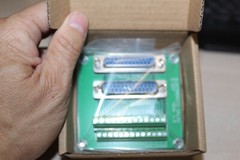 Electronics-Salon DB25 D-SUB DIN Rail Mount Interface Module, Male/Female, DSUB