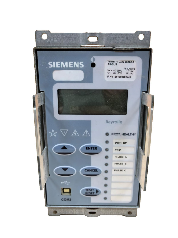 SIEMENS 7SR1587-5GA12-2CA0/CC ARGUS VOLTAGE FREQUENCY RELAY