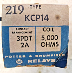 Potter & Brumfield 219 Relay KCP14 , New /580