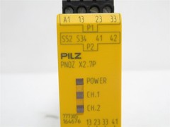 238039 New-No Box; Pilz PNOZ X2.7P Safety Relay 777305; 24VAC/DC; 3-NO; 1-NC