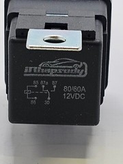 IRHAPSODY 12V, 80/60A Waterproof Relay, 5 Pin Automotive