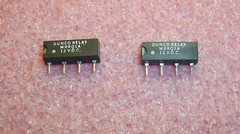 QTY (5) MRRQ1A-12VDC MSD INC 12V DUNCO RELAYS 4 PIN SIP NOS