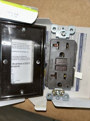 (2) NEW IN BOX LEVITON RECEPTACLE Brown GFCI Outlets