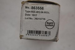 Relpol RUC-3012-26-1012-L 12VDC Coil 2P Power Relay 16A Clear Case Industrial