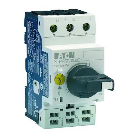 Eaton Xtpr004bc1 Manual Motor Protector, 4A, Rotary, Frame B