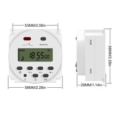 Digital LCD Power Programmable Timer Time Relay Switch Controller Power Timer