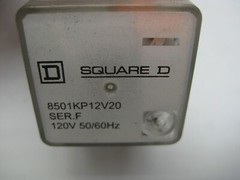 SQUARE D 8501KP12V20 SER.F RELAY UNMP