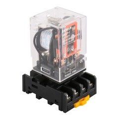 DPDT Power Relay Coil 8 Pin Plug-in Terminal Socket